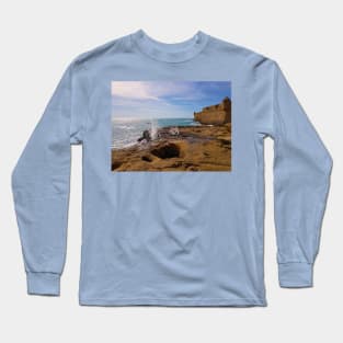 Sea Wave Splash On The Beach Long Sleeve T-Shirt